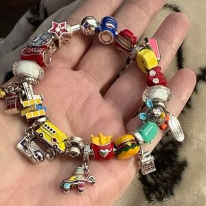 Linx bracelet with”retro” charms